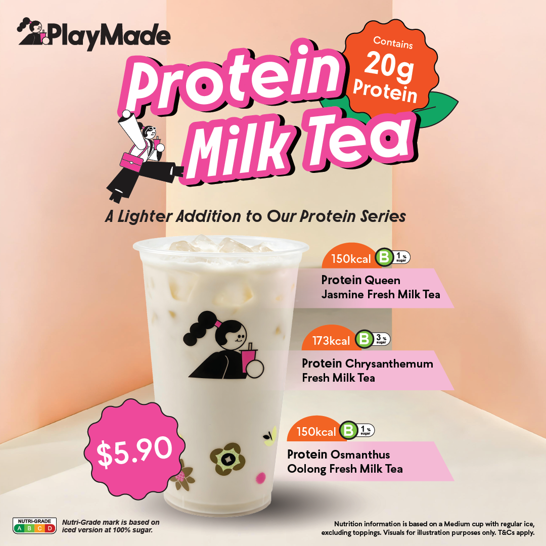 Craving milk tea? Power up your sip with protein!